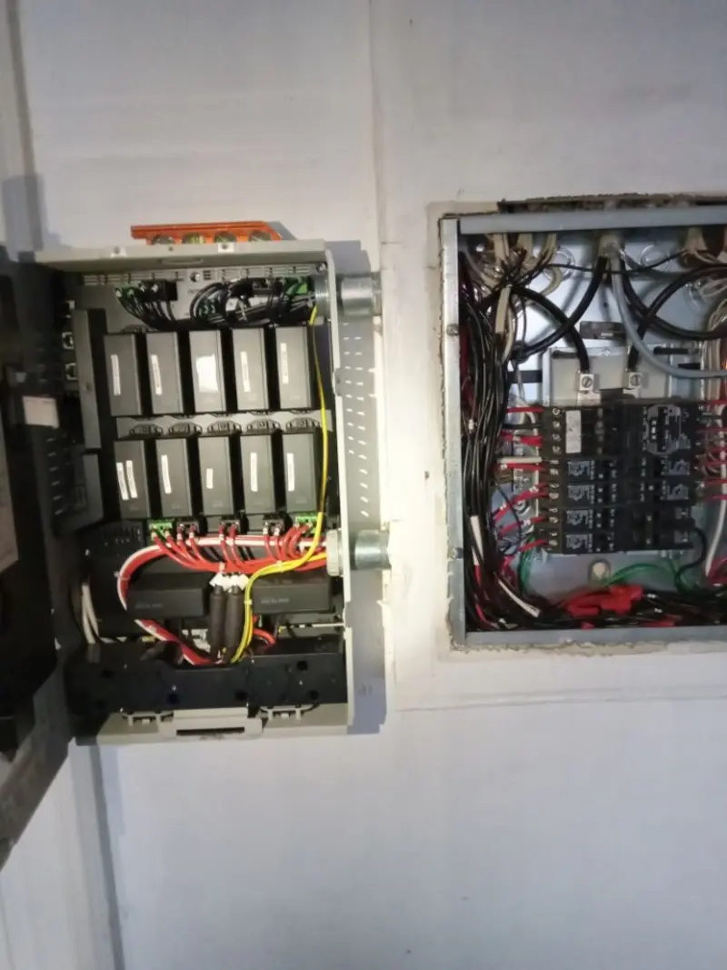Electrical panel upgrade completed for Security Camera Wiring in Orange City